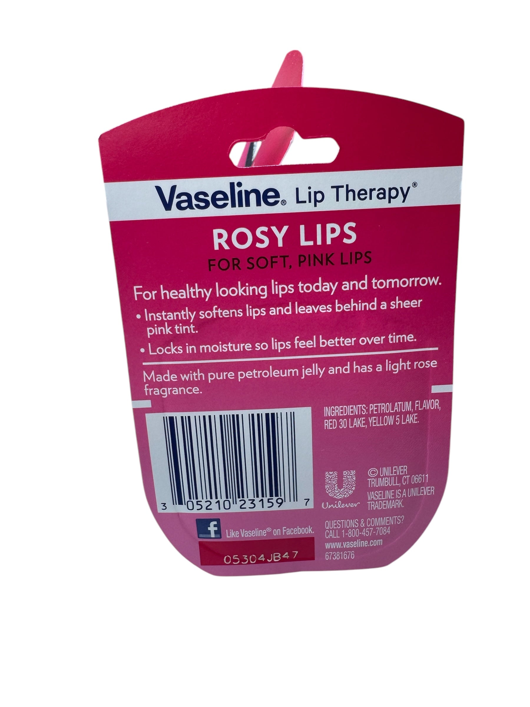 Vaseline Jar Lip Therapy 0.25OZ